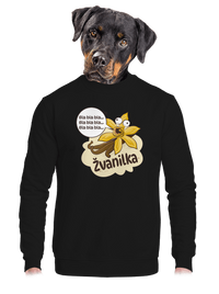 unisex mikina bez kapuce