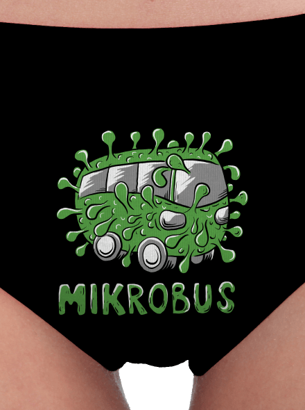 Mikrobus dámské kalhotky Black