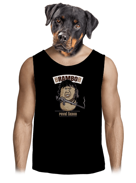 Brambor pánské tílko Black