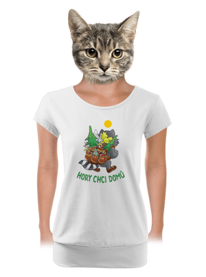 dámské tričko s lemem