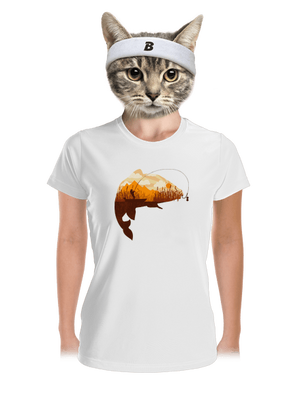 Kapitální úlovek dámské sportovní tričko White