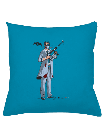 Zubař polštář Blue Turquoise