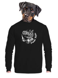 unisex mikina bez kapuce