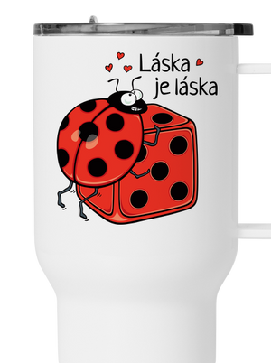 Láska je láska termohrnek White