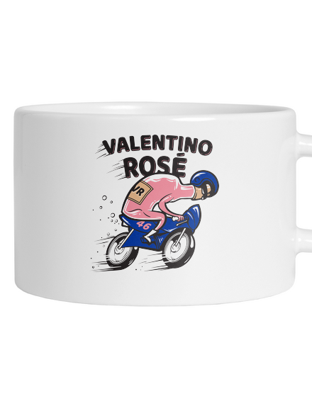 Valentino Rose hrnek makronka White