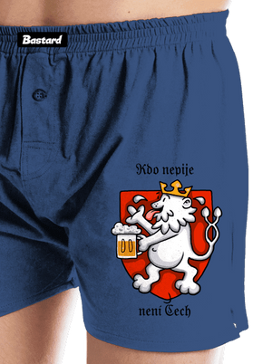 Kdo nepije, není Čech pánské trenky Blue