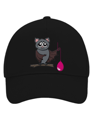 Netopýr kšiltovka baseballka Black