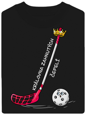 Král zahnutých čepelí - florbal unisex mikina bez kapuce Black