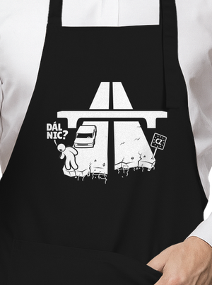 Dál nic zástěra Black