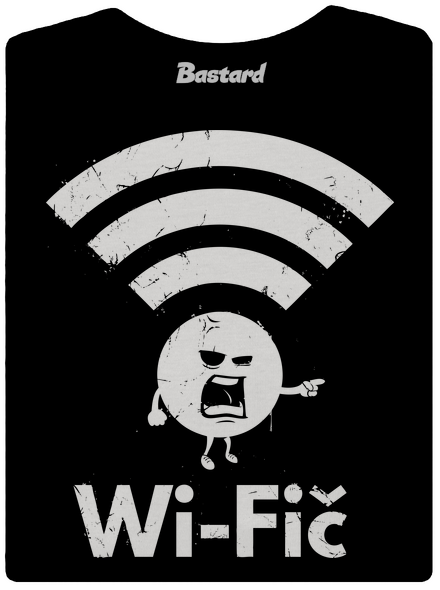 Wifič dámské tričko premium Black