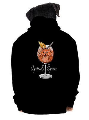 Aperol Špic pánská mikina na zip Black