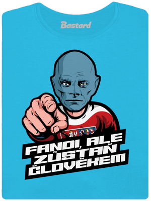 Fandi, ale zůstaň Fantomasem dámské tričko Blue Atol