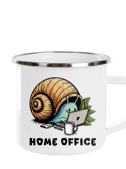 Šnekův home office plecháček White