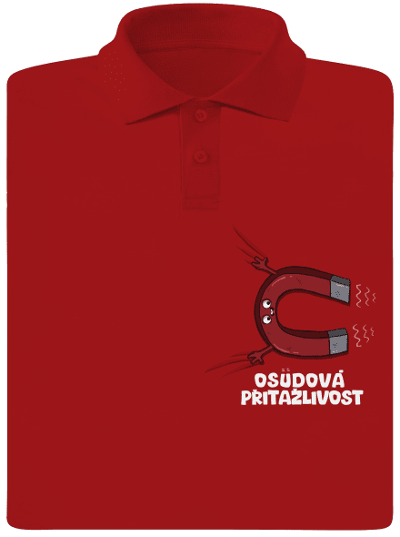 Osudová přitažlivost pánská polokošile Red Mal
