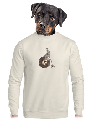 unisex mikina bez kapuce