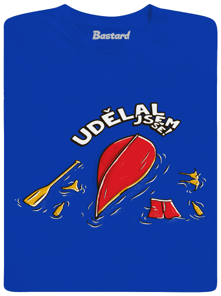 Udělal jsem se pánské dlouhý rukáv Royal Blue