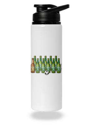 Fotbalová jedenáctka lahev na vodu White