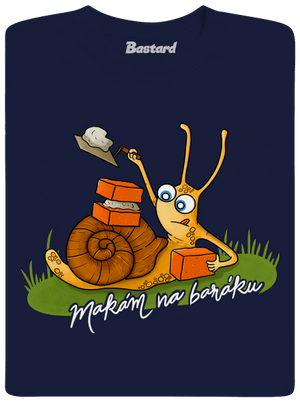 Makám na baráku pánské tričko Navy