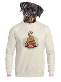 unisex mikina bez kapuce