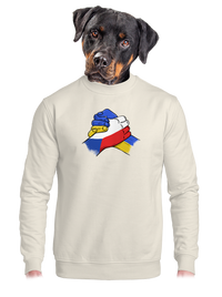 unisex mikina bez kapuce