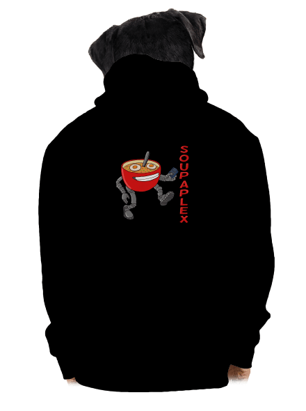 Soupaplex pánská mikina na zip Black