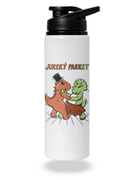 Jurský parket lahev na vodu White