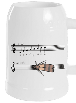 A - moll půllitr White