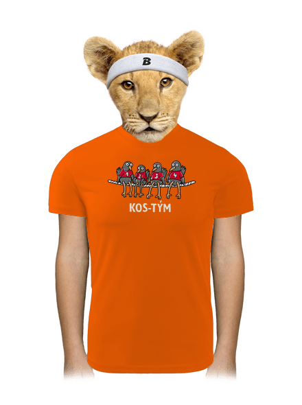 Kos-tým dětské sportovní tričko Neon Orange