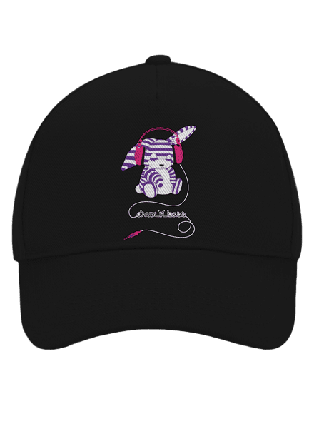 DNB kšiltovka baseballka Black