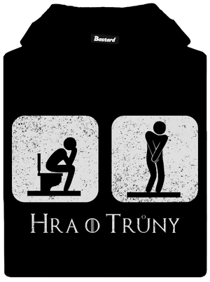 Hra o trůny pánská mikina klokanka Black