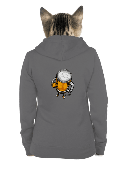 Pivot dámská mikina na zip Steel Gray