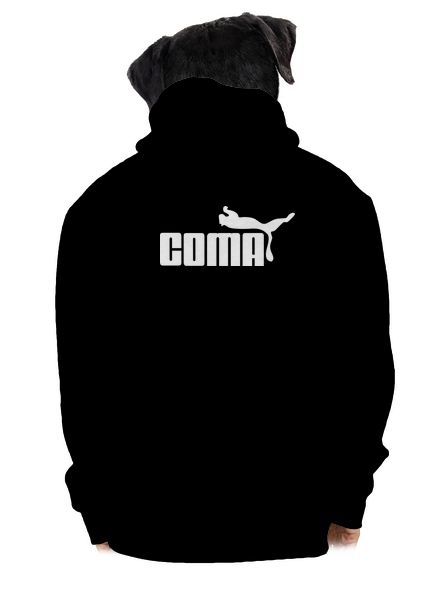 Coma pánská mikina na zip Black