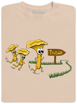 Běží lišky k Táboru pánské tričko Sand