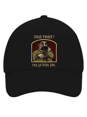Zase práce? kšiltovka baseballka Black
