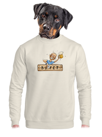 unisex mikina bez kapuce