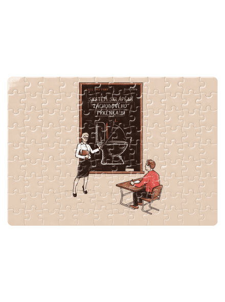 Lekce pro pány puzzle White