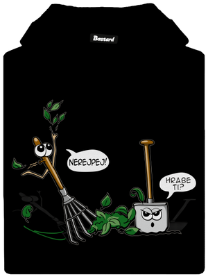 Hrabe ti? dámská mikina klokanka Black