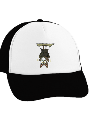 Nanopýr kšiltovka truckerka Black cap