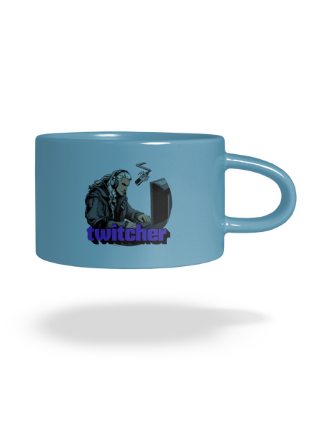 Twitcher hrnek makronka Blue Macaron