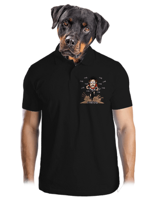 Cinklista pánská polokošile Black