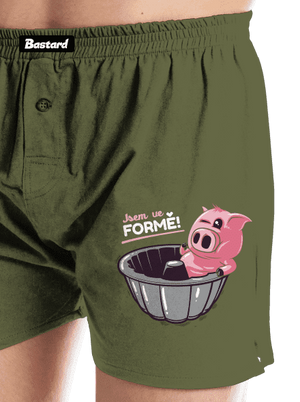 Ve formě pánské trenky Khaki