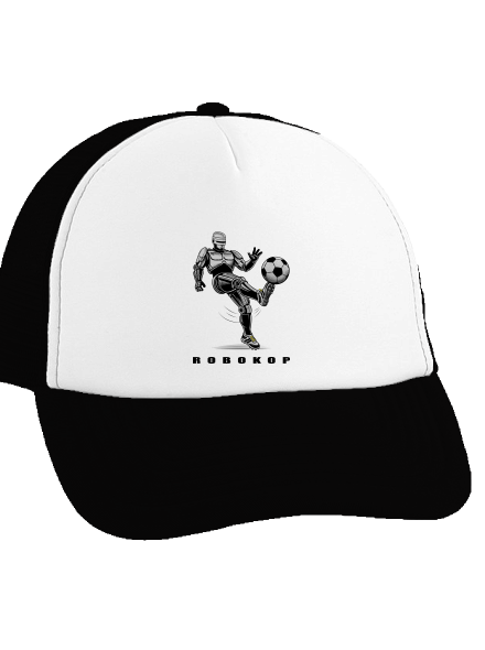 Robokop kšiltovka truckerka Black cap