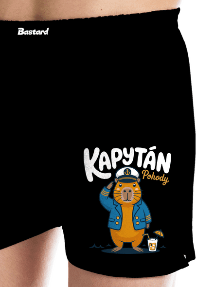 Kapytán pohody pánské trenky Black