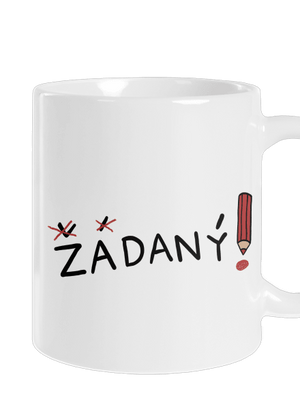 Zadaný a zadaná klasický hrnek White