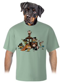 unisex tričko oversized