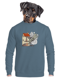 unisex mikina bez kapuce