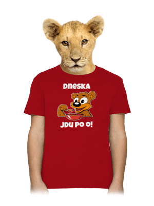 Dneska jdu po o dětské tričko Red