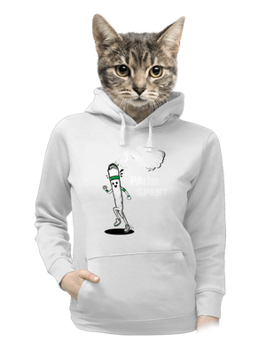 Pálím špeky dámská mikina klokanka White