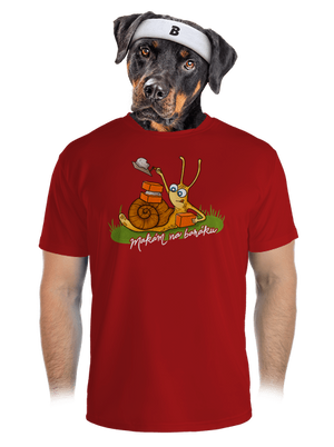 Makám na baráku pánské sportovní tričko Red Mal