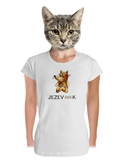 Jezevčičík dámské tričko premium White
